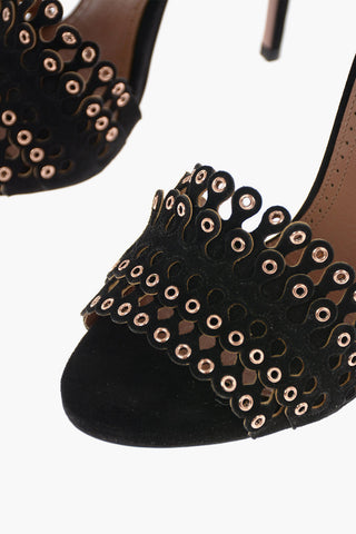 Suede Sandals 12cm