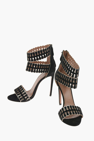 Suede Sandals 12cm