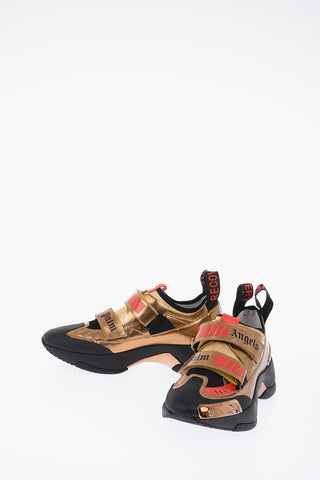 Leather RECOVERY Sneakers with Touch Strap Closure