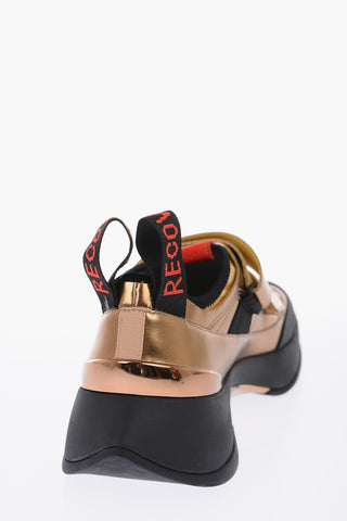 Leather RECOVERY Sneakers with Touch Strap Closure