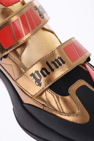 Leather RECOVERY Sneakers with Touch Strap Closure