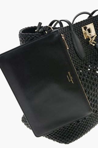 Borsa Tote THE STUDIO in pelle intrecciata
