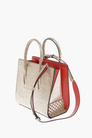 Leather PALOMA Tote Bag with removable shoulder strap