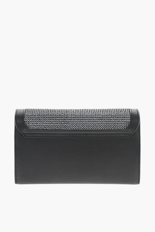LOVE MOSCHINO Camera Bag in Ecopelle con Strass