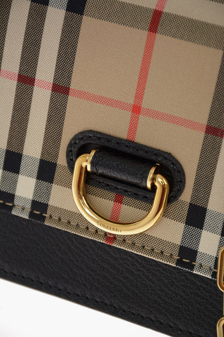 Camera Bag HAYES D RING in pelle Tartan