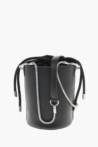 Leather KONTAC EYE Mini Bucket bag