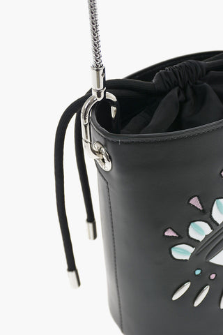 Leather KONTAC EYE Mini Bucket bag