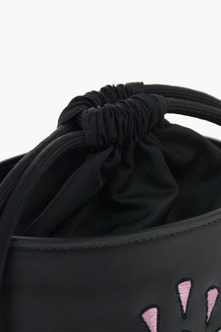 Leather KONTAC EYE Mini Bucket bag