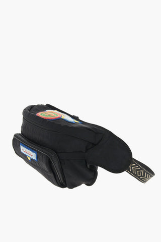Fabric Bum Bag with 80's Patches