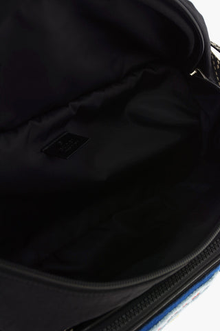 Fabric Bum Bag with 80's Patches