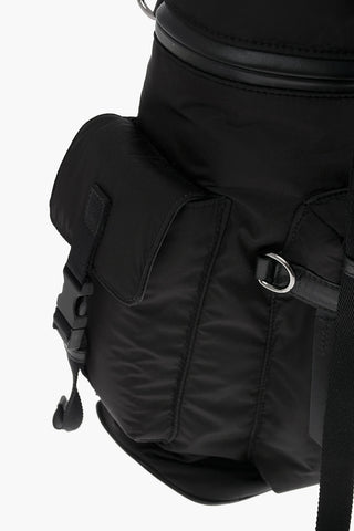 Fabric WIXON Backpack with leather trimmings