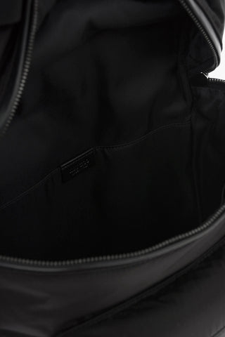 Fabric WIXON Backpack with leather trimmings