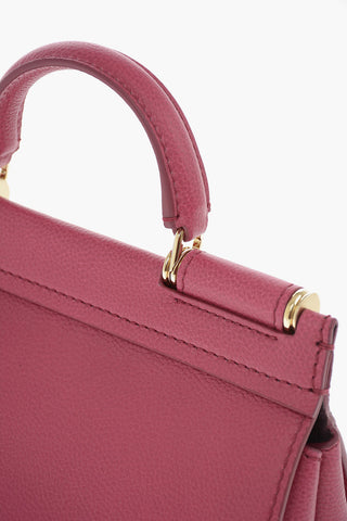 tumbled leather SICILY SOFT Tote bag Removable Shoulder Strap