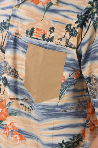 floral-print shirt
