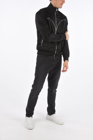 half zip mock-neck WESTERN sweatshirt