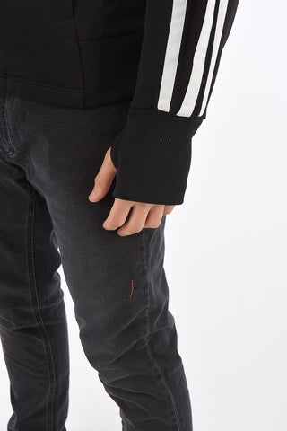 ADIDAS hidden closure M 3STP TRK  outerwear jacket
