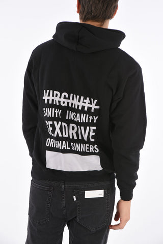 hoodie sweatshirt with Printed Back