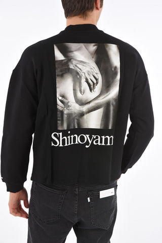 SHINOYAMA NUDE Printed crew-neck sweatshirt