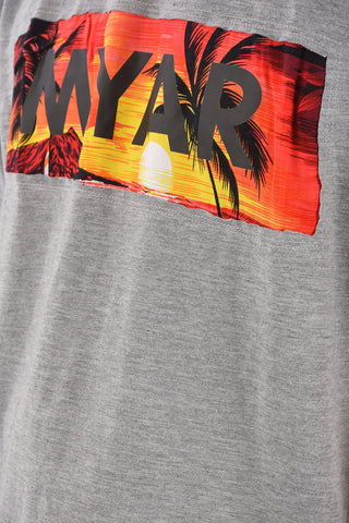 t-shirt MYALOHA con logo