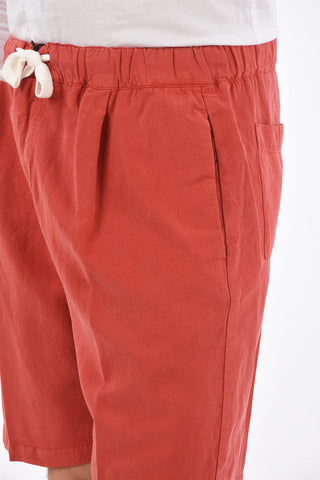 Single Pleat Shorts with Drawstring