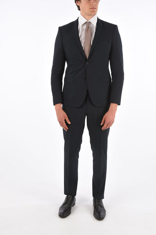 Regular Fit Notch Lapel Suit with Side Vents