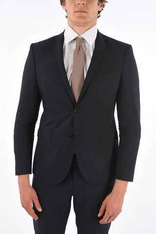 Regular Fit Notch Lapel Suit with Side Vents