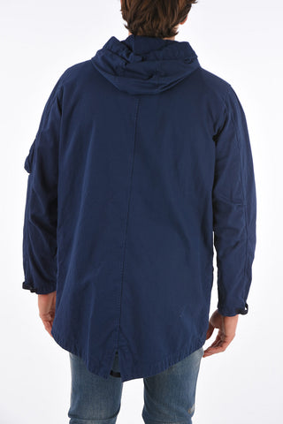 Zipped Utility Parka with Hood