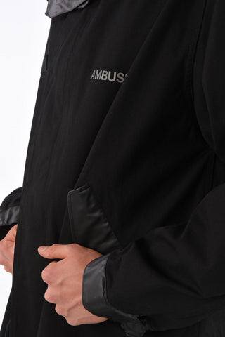 cappotto con zip e cappuccio removibile