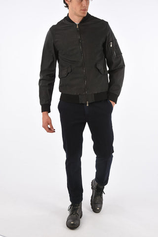 WLG leather bomber