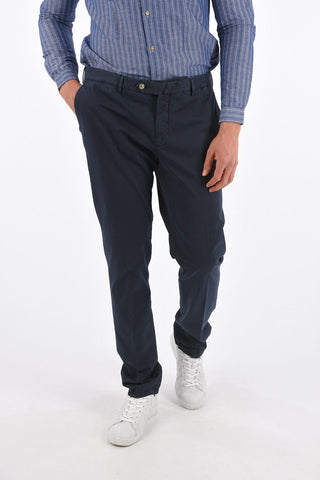 Mid-rise waist slim fit chinos