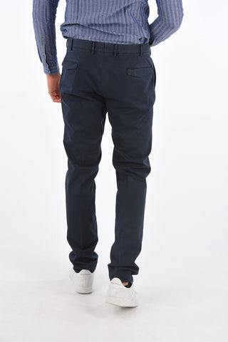 Mid-rise waist slim fit chinos