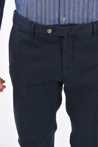 Mid-rise waist slim fit chinos