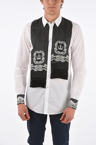 Silk Scarf GOLD shirt
