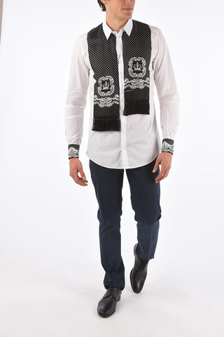 Silk Scarf GOLD shirt