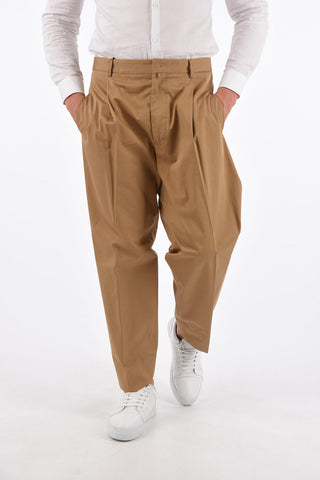 Single Pleat Wide Leg Pants