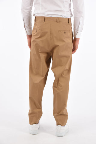 Single Pleat Wide Leg Pants
