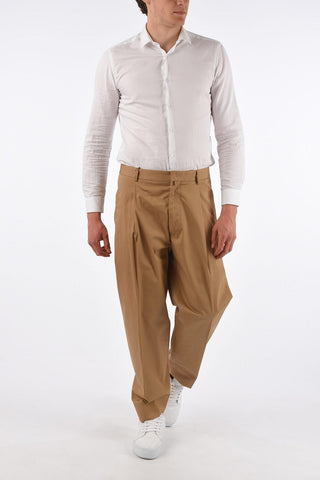 Single Pleat Wide Leg Pants