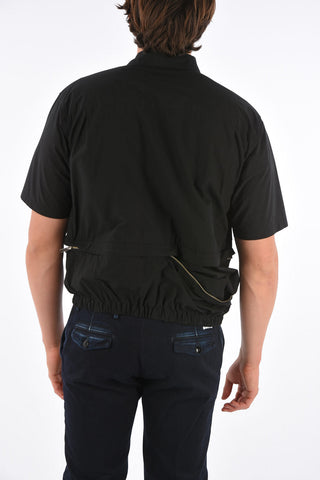 short sleeve full zip shirt