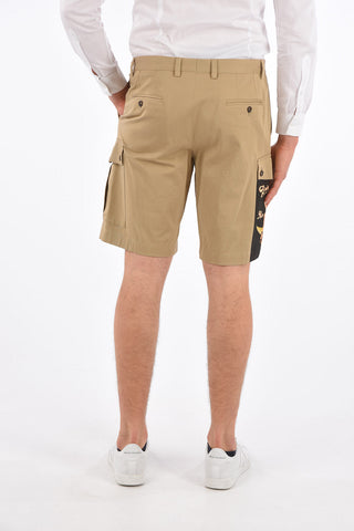 Stretch Cotton Utility Shorts