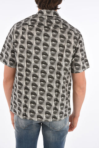 printed short sleeve shirt