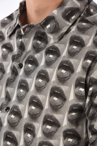 printed short sleeve shirt