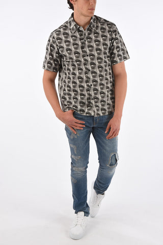 printed short sleeve shirt