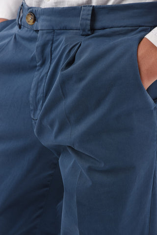Single Pleat Pants with Belt Loops