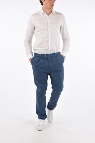 Single Pleat Pants with Belt Loops