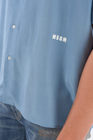Asymmetrical Short Sleeve Shirt