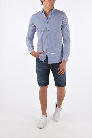 camicia awning striped collo club