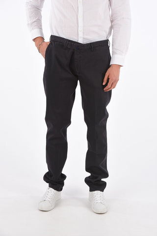 Mid-rise waist comfort fit pants