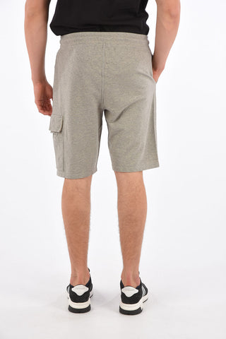Shorts in Felpa con Elastico in Vita