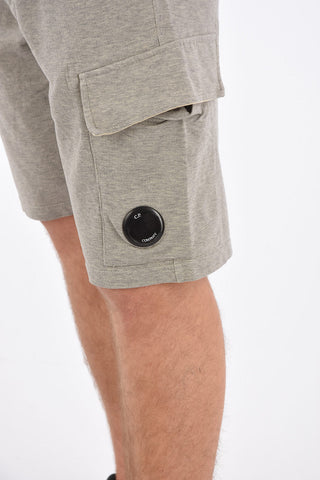 Shorts in Felpa con Elastico in Vita