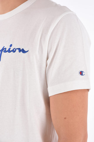 embroidered logo crew-neck t-shirt